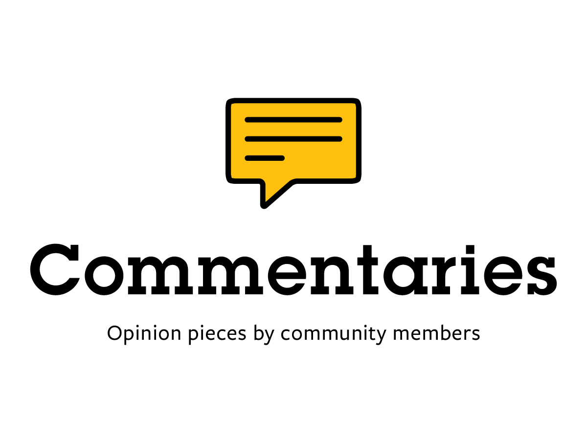 Commentaries: opinion pieces by community members.
